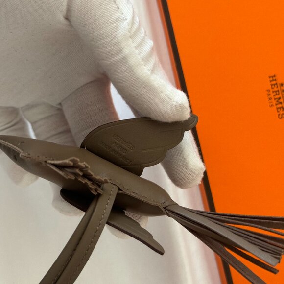 Hermes Rodeo Pegase Pegasus PM Etoupe bag charm for birkin kelly - Picture 4 of 7